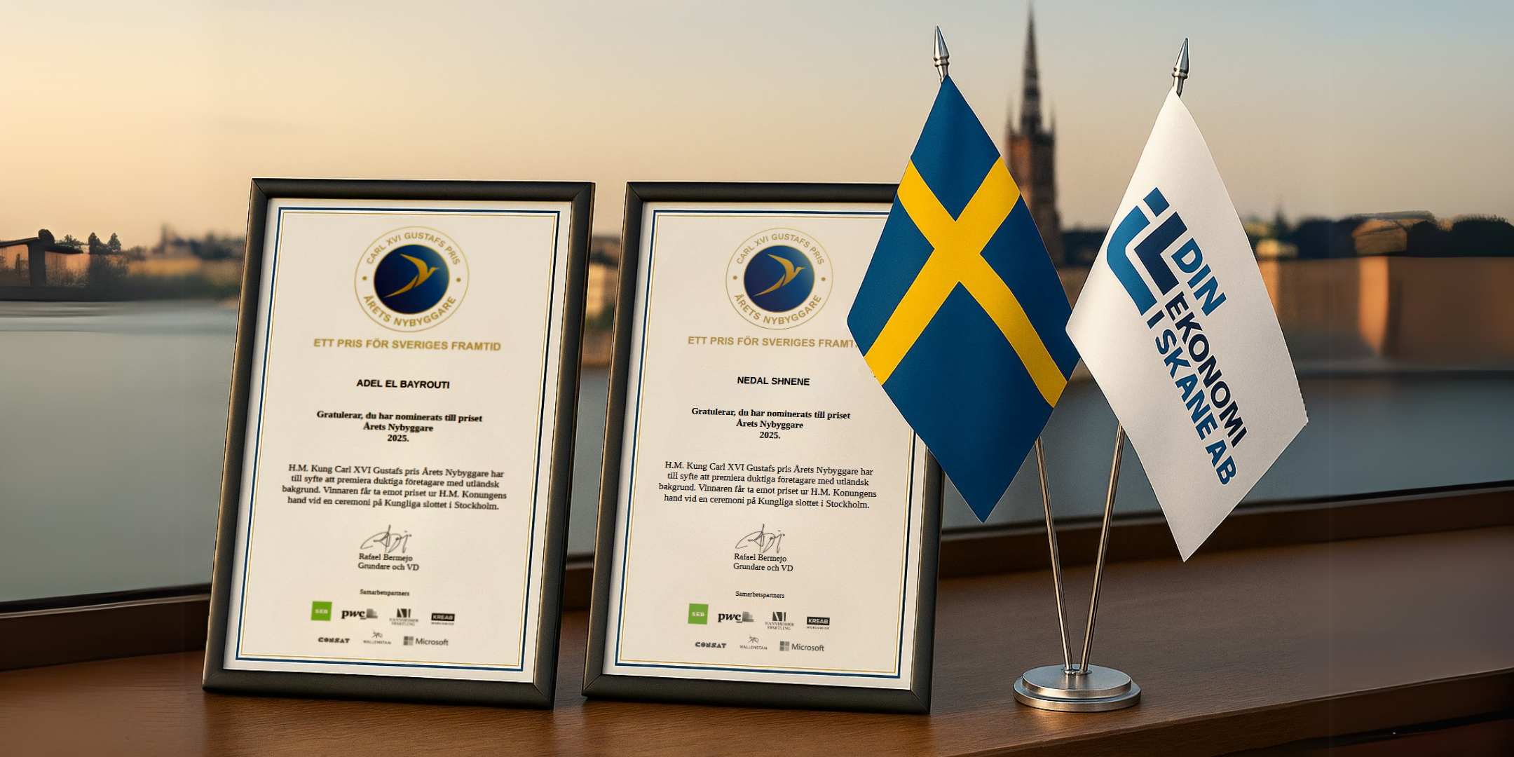 Adel och Nedal nominerade till Årets Nybyggare 2025