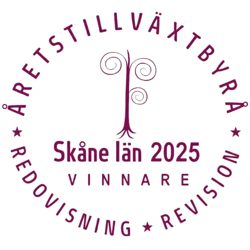 Årets Tillväxtbyrå i Skåne - Din Ekonomi i Skåne d logo