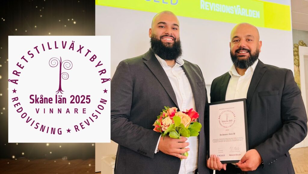 Årets Tillväxtbyrå i Skåne 2025 – Din Ekonomi i Skåne AB